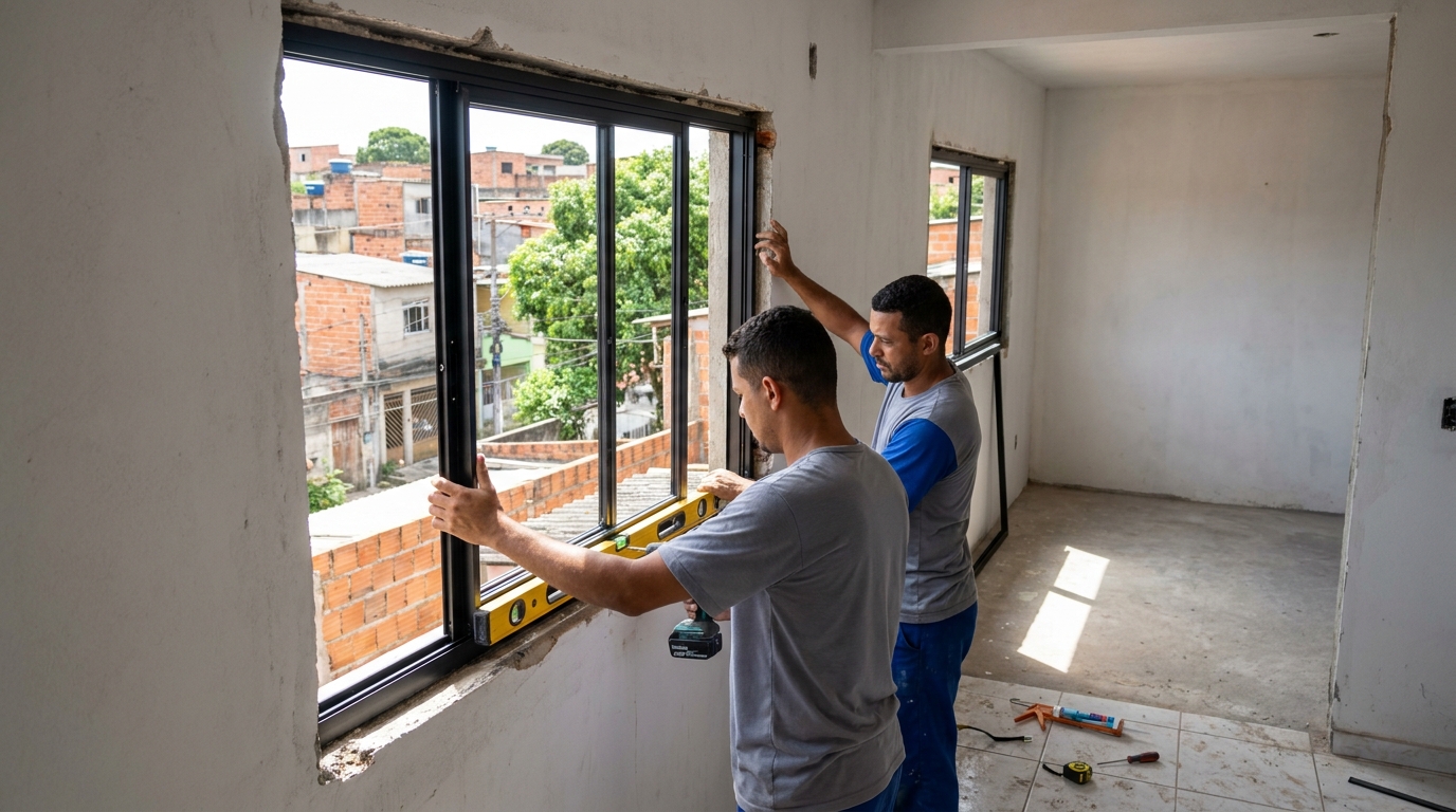 Produção de Portas e Janelas no Centenário, Boa Vista‑RR