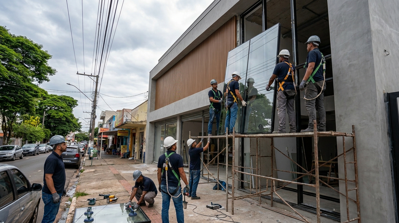 Fachada de Vidro no Caçari, Boa Vista‑RR