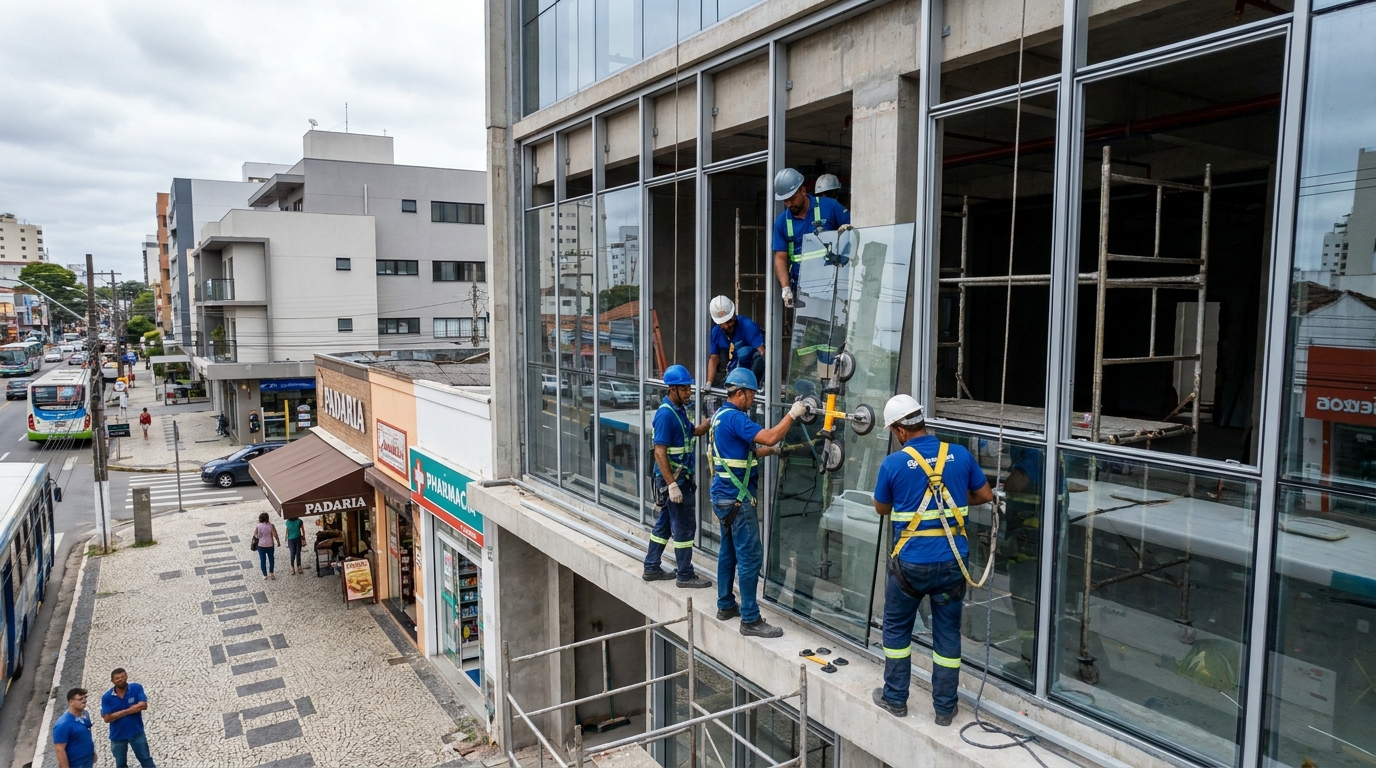 Fachada de Vidro em Boa Vista‑RR